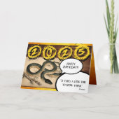 年中国のスネーク2025〔占星術の〕十二宮図誕生日HGCカード カード (正面)