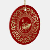 年中国の月 |カスタム贈答年 セラミックオーナメント (右)
