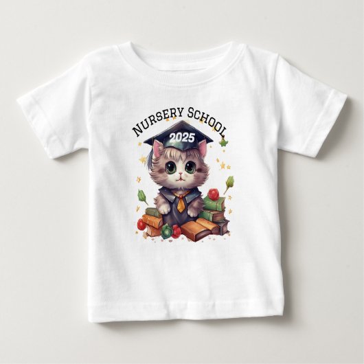年中行事の幼稚園卒園生 ベビーTシャツ (正面)