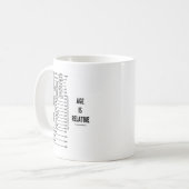 年代は相対的な地質時代のユーモア コーヒーマグカップ (正面左)