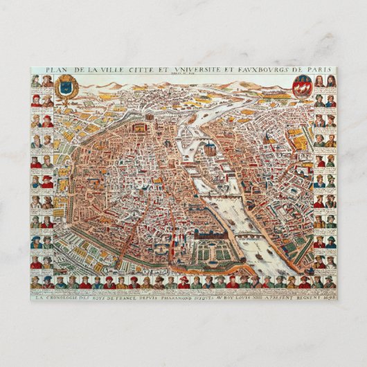 年代順によるパ縁どリの計画 ポストカード (正面)