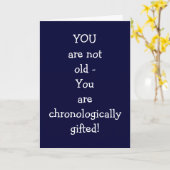 年代順に「50」の誕生日願いを聞く カード (黄色い花)