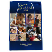 年休賛美の写真の追加 ミディアムペーパーバッグ (正面)