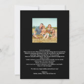 年伝統的間レビュー家族の写真集 シーズンカード (裏面)