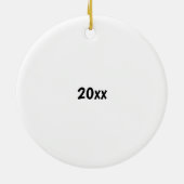 年保と穏やかでカヤック セラミックオーナメント (裏面)