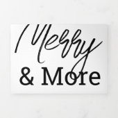 年内総決算 新聞 ファミリー ベイビー アーチ フォト 三つ折りクリスマスカード (カバー)