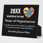 年功労者 フォトプラーク (側面)