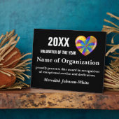 年功労者 フォトプラーク (側面)