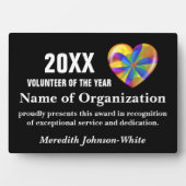 年功労者 フォトプラーク (正面)