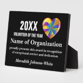 年功労者 フォトプラーク (側面)