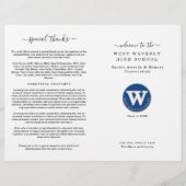 年功労表彰の招集 チラシ (正面)