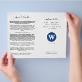 年功労表彰の招集 チラシ (手)