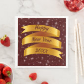 年号入り おめでたい新年 ゴールドリボン (インサイチュ)