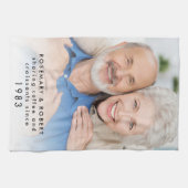 年名以来のコーヒーのクロワッサンをシェア写真 キッチンタオル (横)