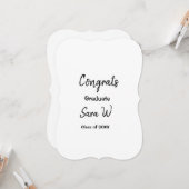 年名学校の列の追加の祝いクラス カード (正面/裏面インサイチュ)