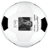 年名学校の列の追加の祝いクラス サッカーボール (回転)