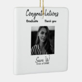 年名学校の列の追加の祝いクラス セラミックオーナメント (右)