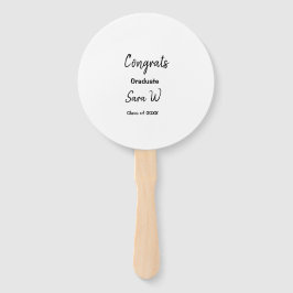 年名学校の列の追加の祝いクラス ハンドファン