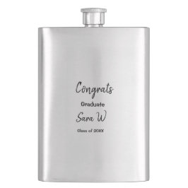 年名学校の列の追加の祝いクラス フラスク