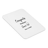 年名学校の列の追加の祝いクラス マグネット (右側)