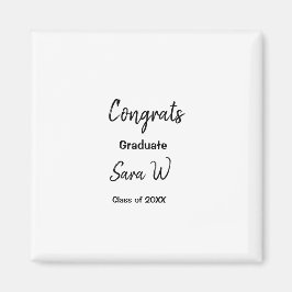 年名学校の列の追加の祝いクラス マグネット