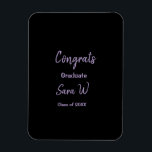 年名学校の列の追加の祝いクラス マグネット<br><div class="desc">デザイン</div>