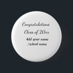 年名学校の列の追加の祝いクラス 缶バッジ<br><div class="desc">デザイン</div>