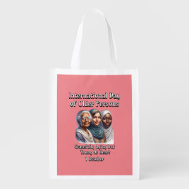 年国際的齢の者の日。10月 エコバッグ