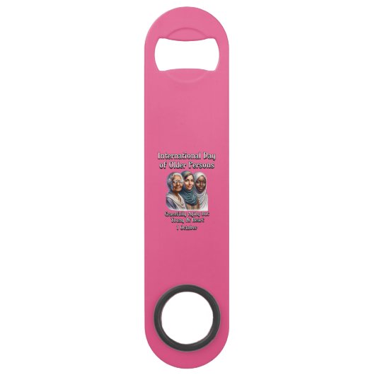 年国際的齢の者の日。10月 スピード栓抜き (正面)