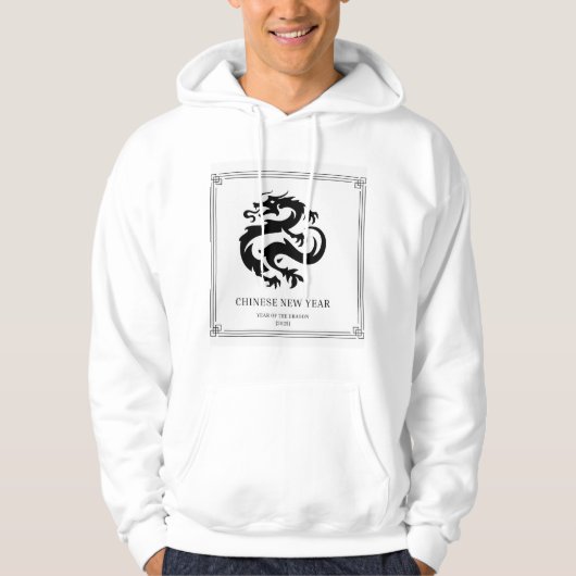 年始Tシャツ(中国フード付きスウェットシャツ) パーカ (正面)