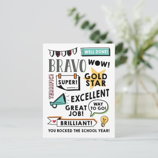 年学末はがき ポストカード (スタンド正面)