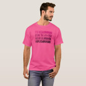 年寄りって変な感じがする 同じ年齢のお年寄り Tシャツ (正面フル)