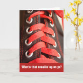 年寄りのこっそりあなたの誕生日カード カード (黄色い花)