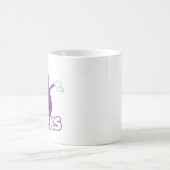 年寄り女性とデート コーヒーマグカップ (中央)