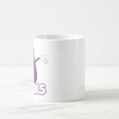 年寄り女性とデート コーヒーマグカップ (中央)
