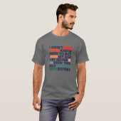 年寄風変わりりと同じ年だおもしろい Tシャツ (正面フル)