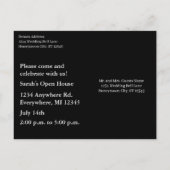 年度卒業招待状の入力クラス インビテーションポストカード (裏面)