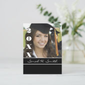 年度卒業招待状の入力クラス インビテーションポストカード (スタンド正面)