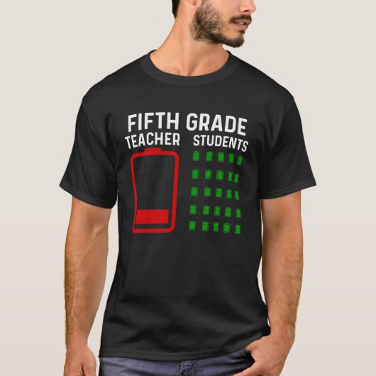 年度末先生5年生さよなら先生こうもり Tシャツ (正面)
