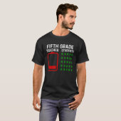 年度末先生5年生さよなら先生こうもり Tシャツ (正面フル)