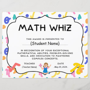 年度末Math Whaz学生認識賞