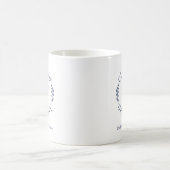 年度 学校名 ネイビー エンブレム 卒業 コーヒーマグカップ (中央)