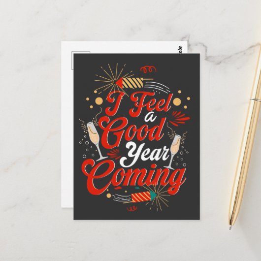 年感じが来好い ポストカード (正面/裏面インサイチュ)