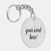 年感動的の引用文語 キーホルダー (正面左)