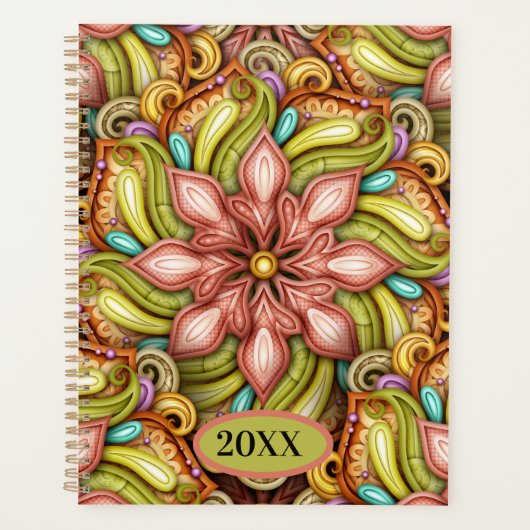 年抽象芸術日 プランナー手帳 (正面)