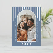 年明けモダンの応援フォトカードメッセージ背面 シーズンカード (スタンド正面)