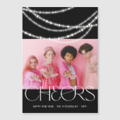 年明け応援灯きらめく磁気カード (正面)