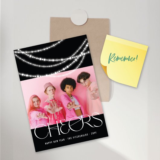 年明け応援灯きらめく磁気カード