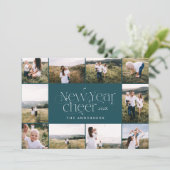 年明け数々のの写真エレガントアールデコモダン穴 シーズンカード (スタンド正面)