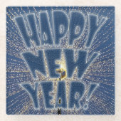 年明け ガラスコースター (正面)